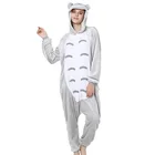 Кигуруми Тоторо сосед Пижама взрослые животные комбинезон для женщин мужчин парные аниме зимние фланелевые пижамы