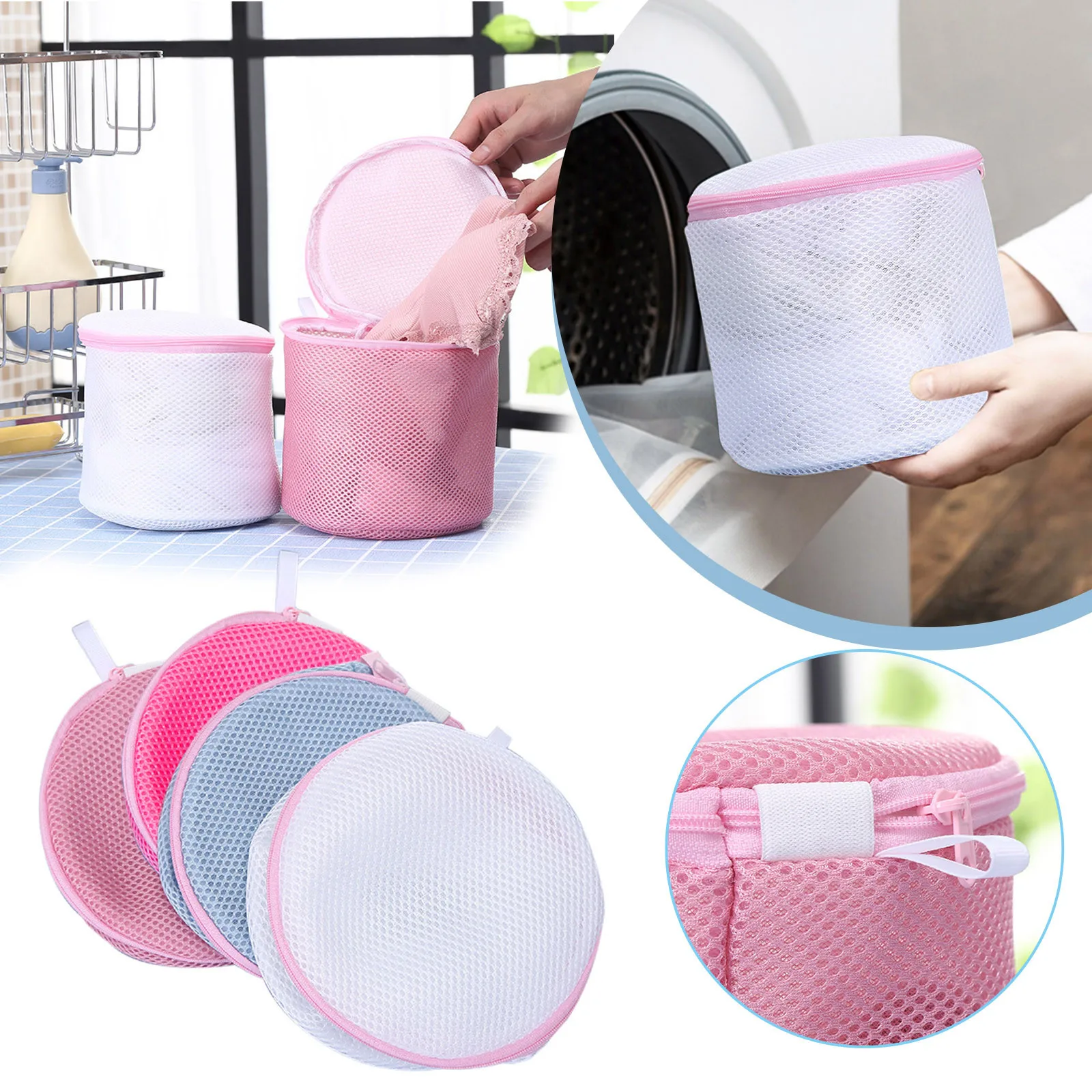 

Laundry bag Home Use Lingerie Washing Mesh Clothing Underwear Organizer Washing Bag Useful Mesh Net Bra zipper Wash Bag