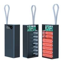 wireless charging 1418650 fast pd qc3 0 22 5w welding free battery storage box diy power bank case 18650 battery holder box