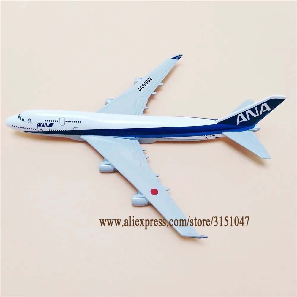 16 см Air Japan ANA Airlines Boeing 747 B747 Airways модель самолета сплав летательного аппарата