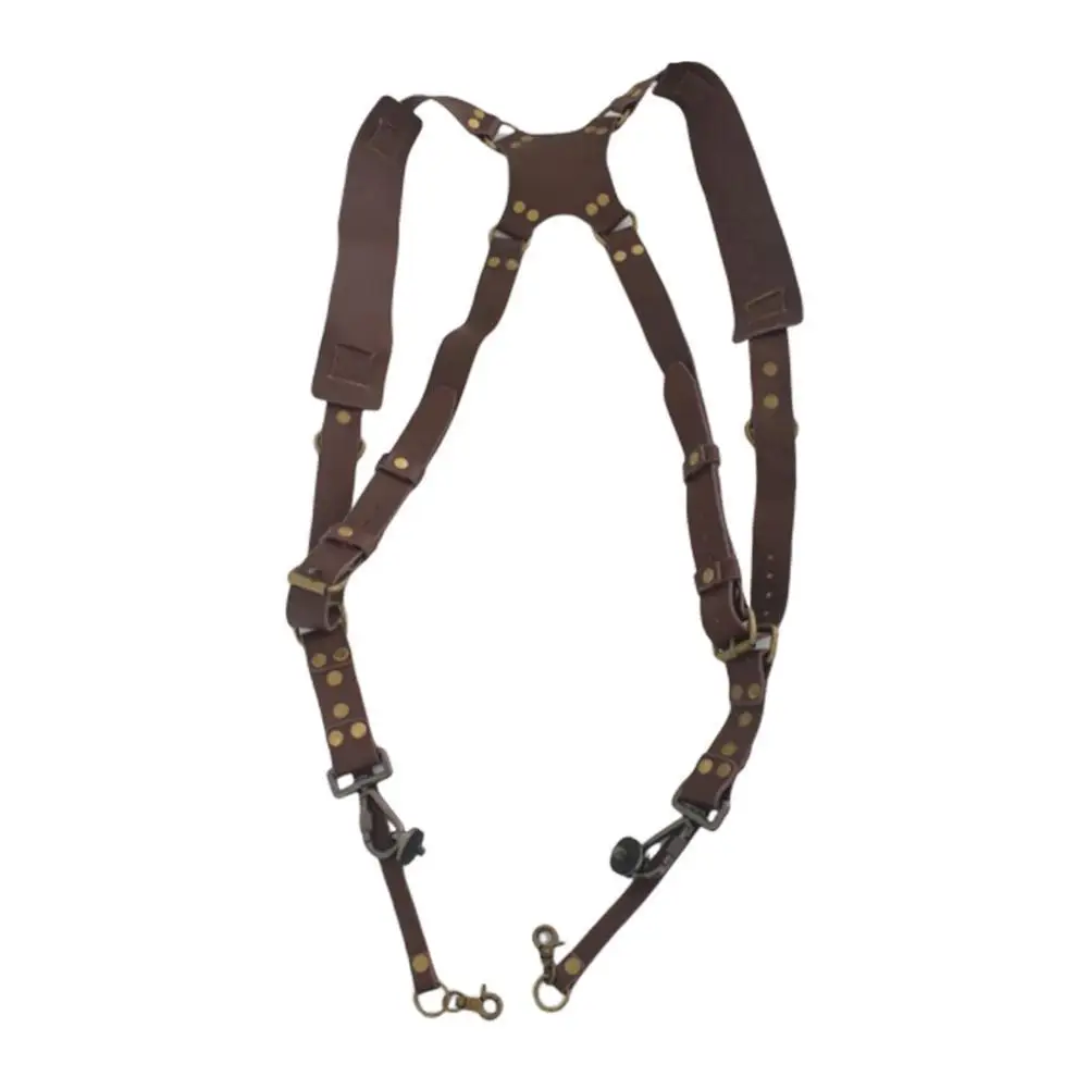 Новинка 2020 кожаный ремешок для камеры двойной наплечный аксессуары фотоаппарата