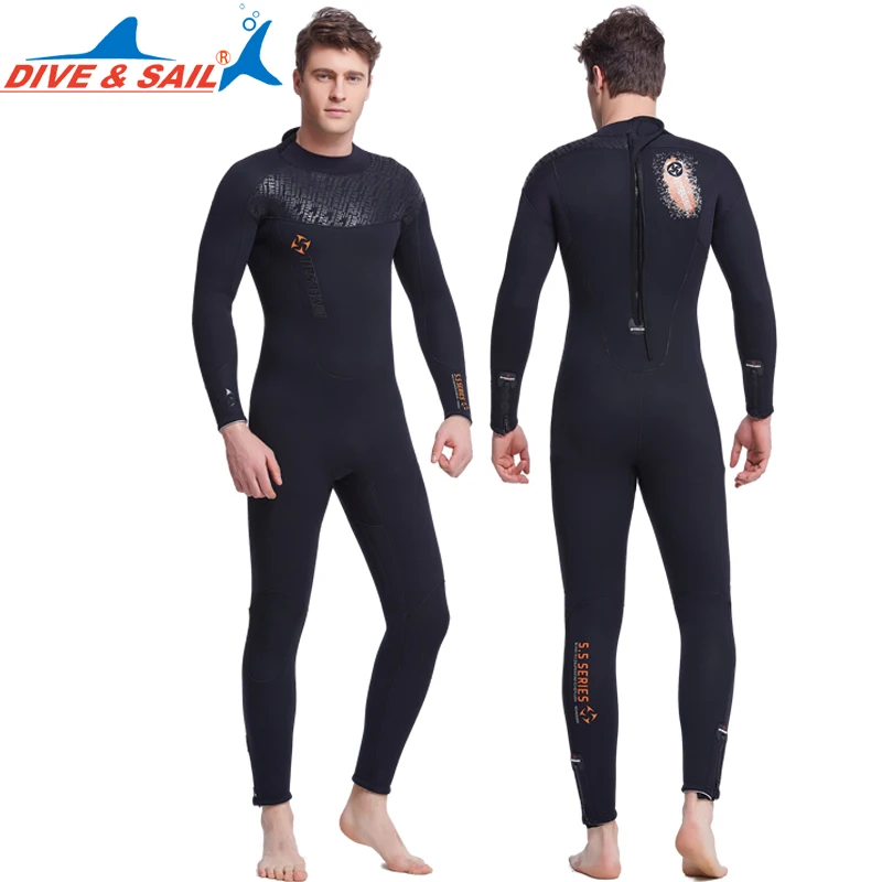 Dive & Sail мужские 5 мм Гидрокостюмы мокрые костюмы для мужчин и женщин гидрокостюмы