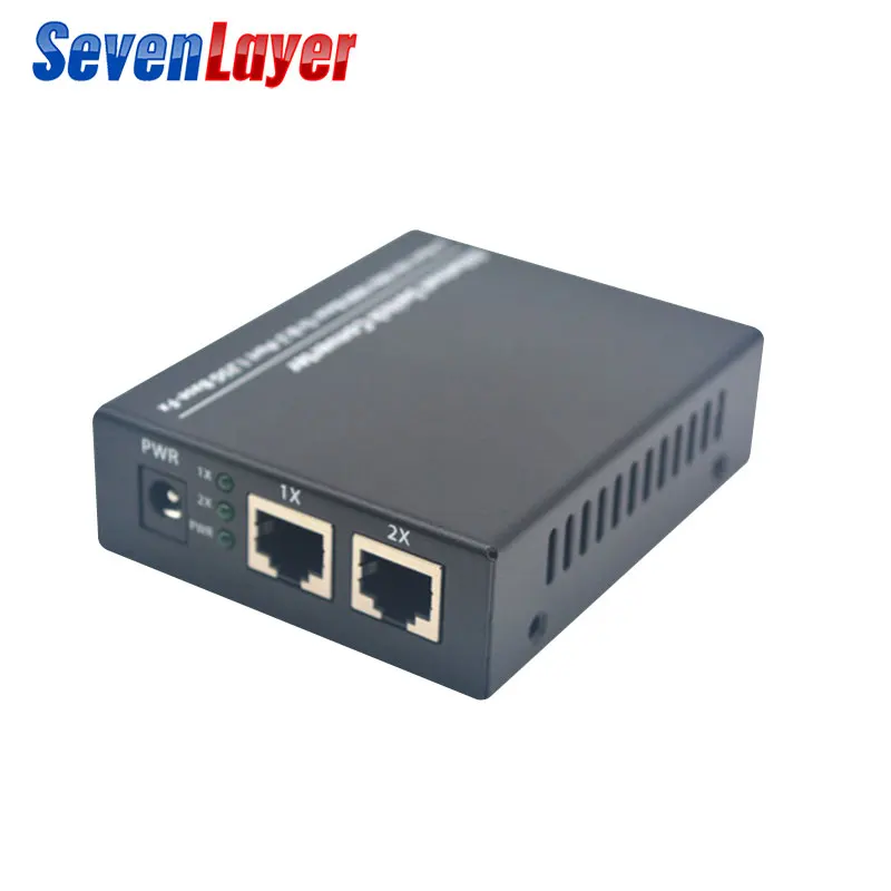Волоконный коммутатор 10/100/1000 м 2 RJ45 UTP SC волоконный гигабитный