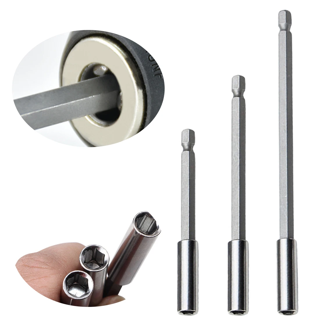 

Набор Магнитных насадок для отверток, 2021 дюйма, 1/4 дюйма