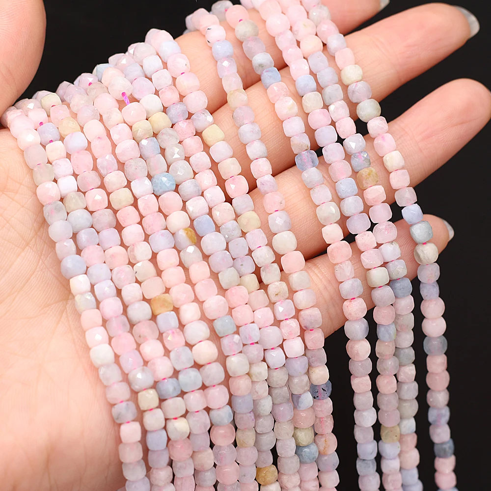 

Лидер продаж, полудрагоценные камни из натурального камня с гранеными квадратными бусинами неправильной формы для изготовления ожерелья, ...