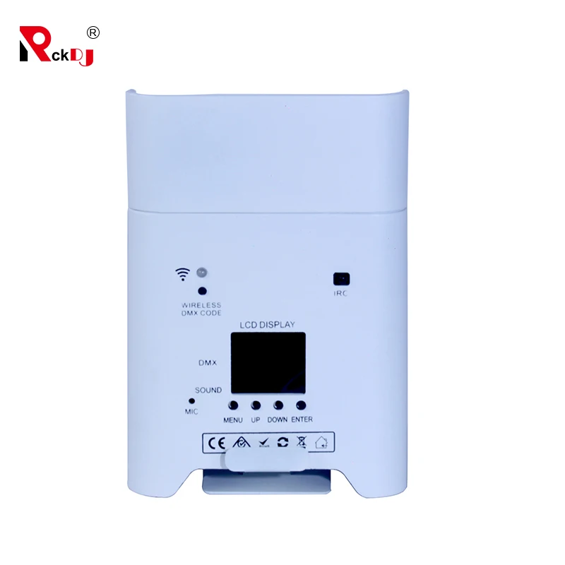 1 шт. 6*18 Вт Светодиодный светильник Par батарея беспроводной DMX Wifi дистанционный