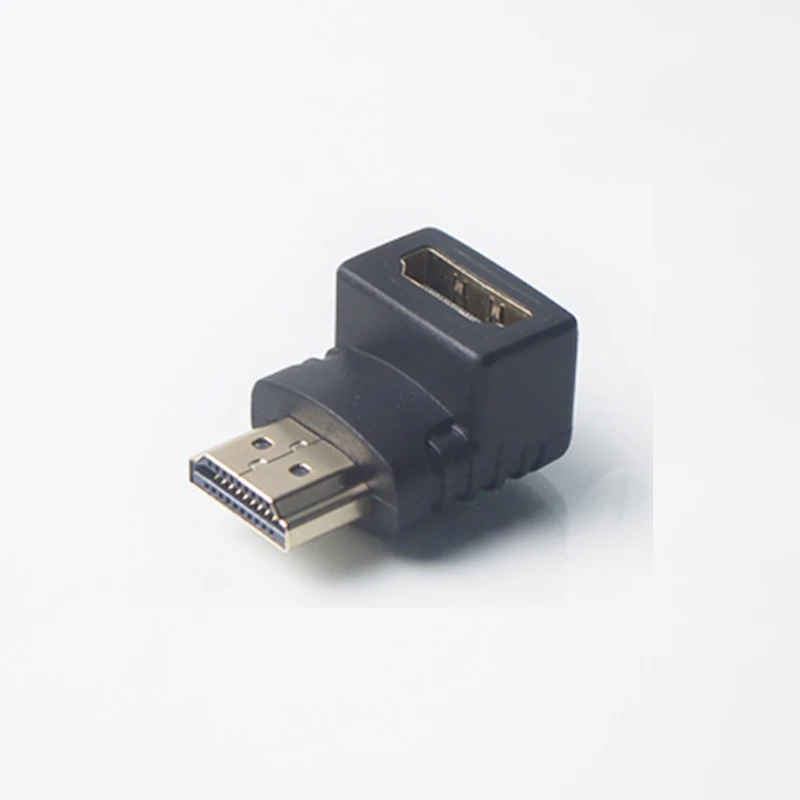 Переходник Lingable HDMI под прямым углом 90 градусов штекер на гнездо M/F УДЛИНИТЕЛЬ