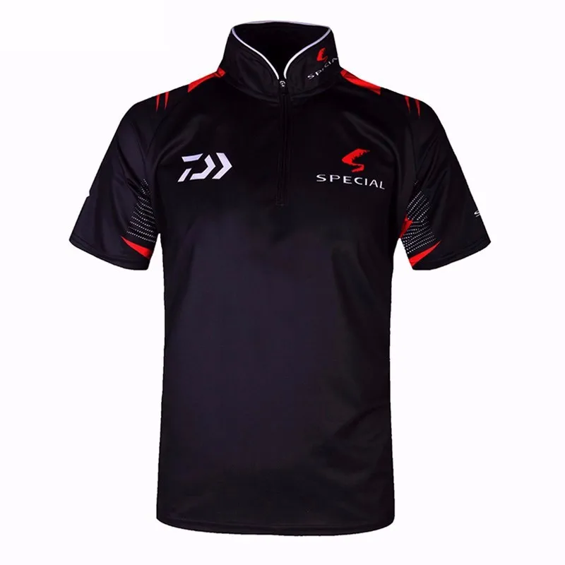 

New daiwa clothing Men Fishing Clothes UV Sunscreen Breathable Fiber Fishing Shirts Profesional Short Sleeve Fishing Shirt Male