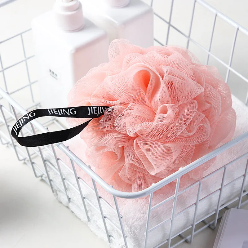 Скребок для полотенец в форме цветка мяча мытья тела сетчатая губка душа с
