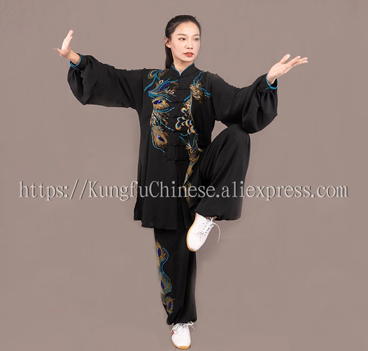 Китайская Униформа Taichi костюм для боевых искусств одежда стандартной длины с
