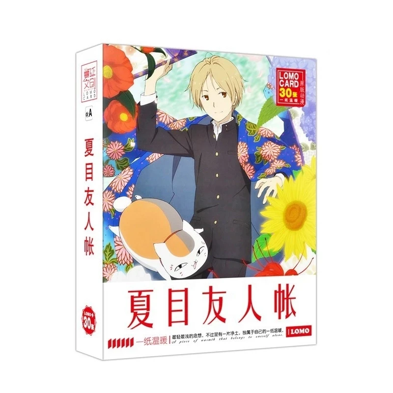 30 Sheets/Set Anime Natsume Yuujinchou Lomo Card Mini Postcard Greeting Message Christmas Gifts | Канцтовары для офиса и дома