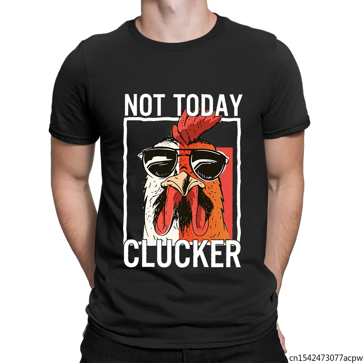 

Not Today Clucker Farmer Chicken Men's T-Shirt
