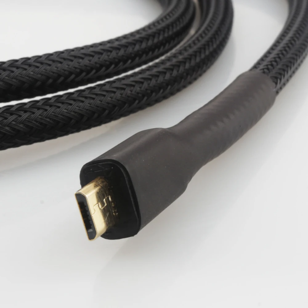 High Quality OTG usb line hifi USB cable Dual magnetic ring Gold-plated amplifier DAC cable USB A to micro USB images - 6