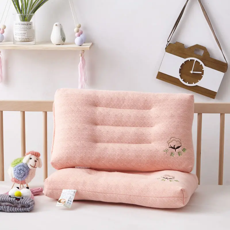 

Fashion Newborn Sleep Support Pillow Baby Cotton Head Protection Pillow Boys Girls Universal Breathable Pillow Kids Room Decor