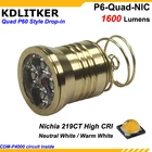 KDLITKER Quad Nichia 219CT 1600 люмен высокомощный светодиодный модуль с высоким индексом цветопередачи (диаметр. 26,5 мм)