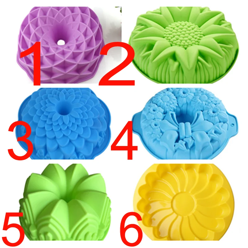 DIY Форма цветочной короны для выпечки торта инструменты 3D форма хлеба | Дом и сад