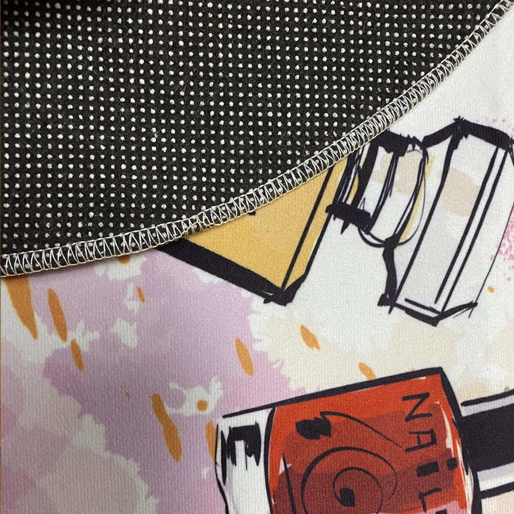 Круглый 3D ковер для спальни косметические коврики и девушек гостиной