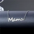 Ожерелье с подвеской из нержавеющей стали с надписью Word MAMA для женщин, мамы, подарки на любовь, бижутерия для мам, оптовая продажа, Прямая поставка, аксессуары, бижутерия