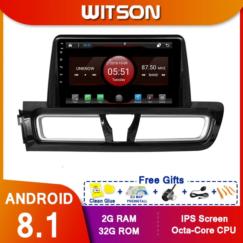 WITSON 10 2 &quotFULL HD сенсорный экран Android 0 Восьмиядерный Автомобильный GPS