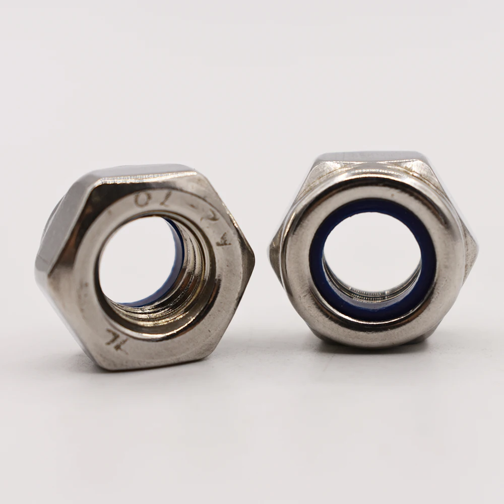 304 нержавеющая сталь замок гайка Locknut нейлон самоблокирующийся