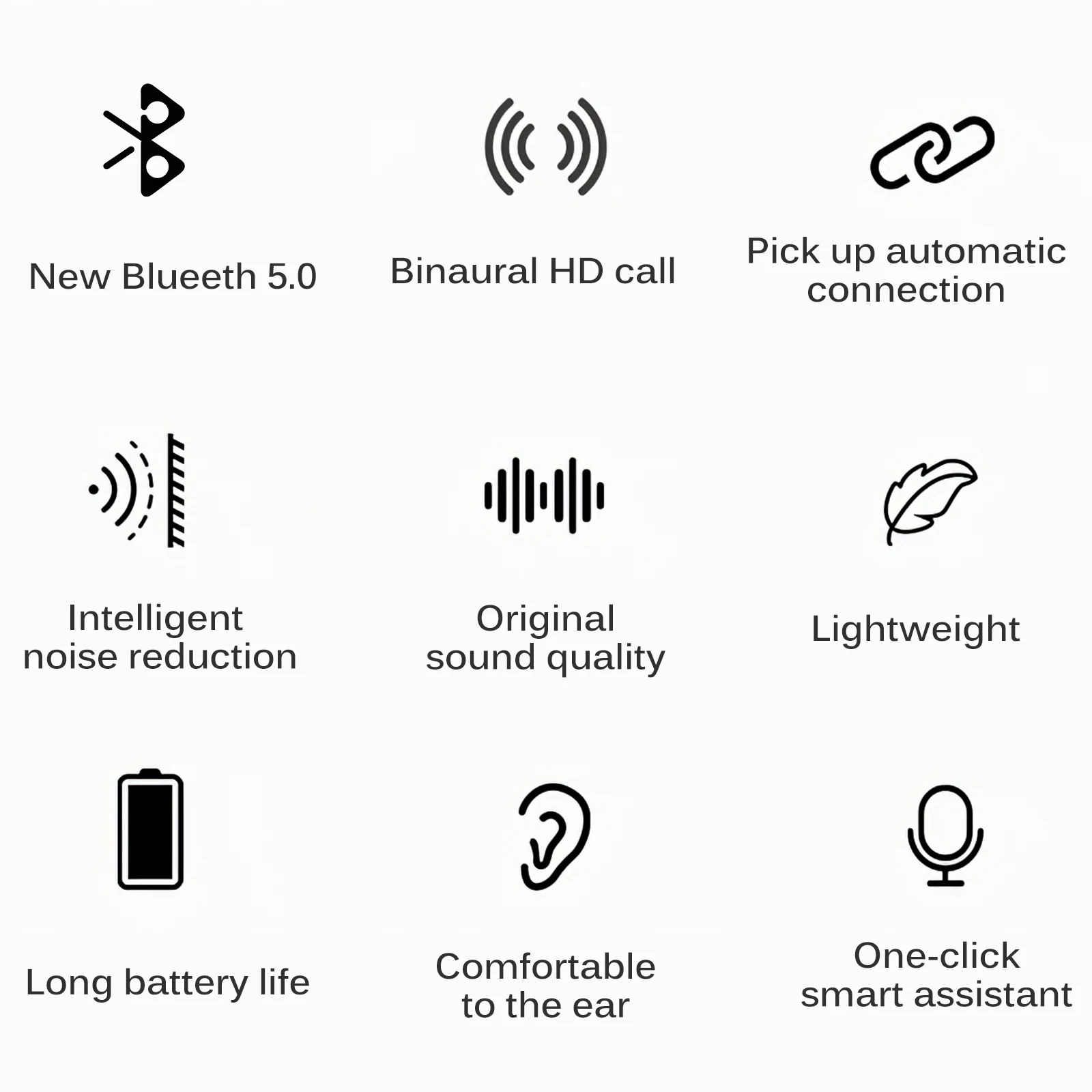 Беспроводные наушники Bluetooth игровая гарнитура с управлением стерео Бас 10 м/39 3