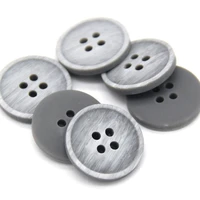 20mm gray gradient stripe men suit buttons for clothing coat jacket resin decorative diy needlework sewing accessories wholesale