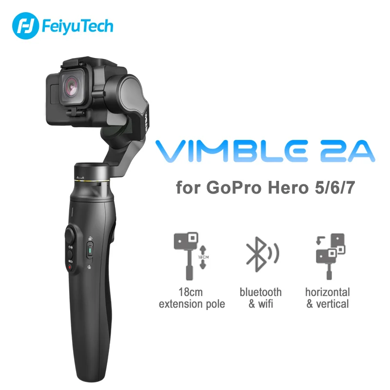 Стабилизатор для экшн камеры FeiyuTech Vimble 2A Gopro Hero 5 6 7 18 см|Риги и упоры| |