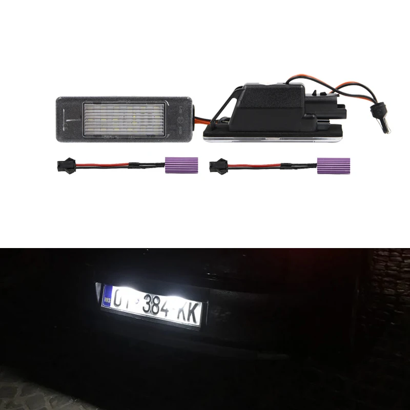 Светодиодная лампа CANbus для номерного знака Infiniti Q50 2014 2015 2016 2017 2018 2019 замена 26510-8990A |