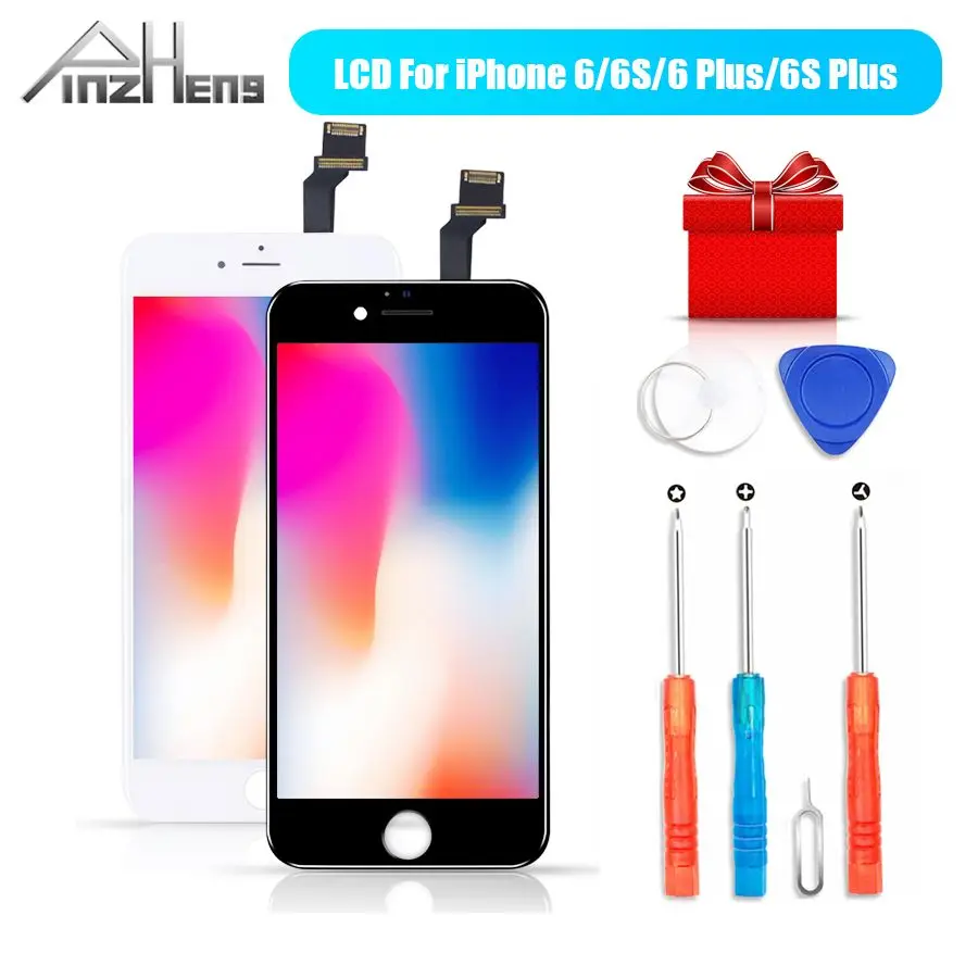 PINZHENG AAAA Оригинальный ЖК дисплей для iPhone 6 6S Plus сенсорный экран дигитайзер Замена