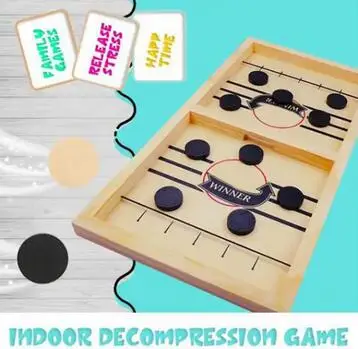 

Sling Puck Game Table Hockey Winner Games Interactive Chess Toys For Adult Children Desktop Battle Board Game Dropshipping