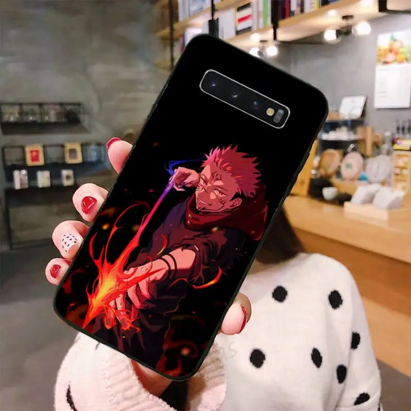 

Sukuna Jujutsu Kaisen Ryomen Phone Case For Samsung A50 A51 A71 A20E A20S S10 S20 S21 S30 Plus ultra 5G M11 funda shell