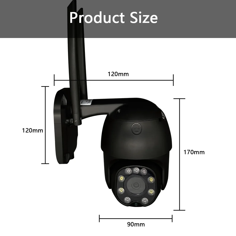1080P 3G 4G сим карты Беспроводной с поддержкой Wi Fi Камера монитор CCTV уличная P2P ИК