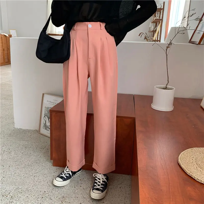 HziriP Популярные оранжевые универсальные облегающие винтажные свободные уличные