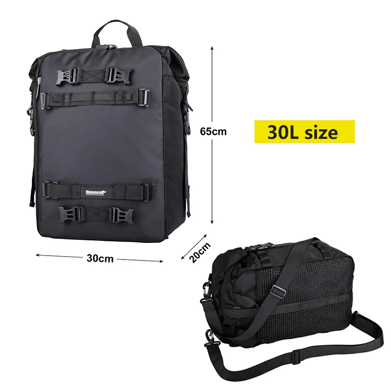 10L 20L 30L Водонепроницаемый заднего сиденья мотоцикла рюкзак хвост мешка с седлом