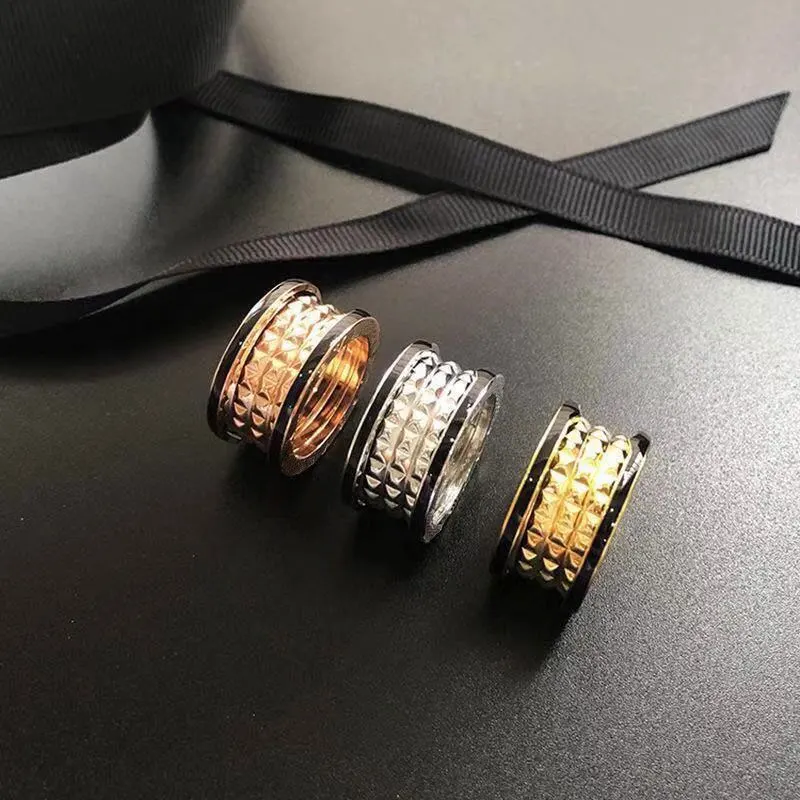 

Supply pure silver 925 couple ceramic ring, classic Roman digital label, rose gold, brand original design, free delivery