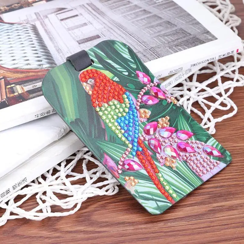 Алмазов картина посадочный талон бабочка попугай специальный Форма шнековый бур