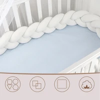 baby bumper bed braid knot pillow cushion bumper soft protective strip for infant bebe crib protector cot bumper room decor