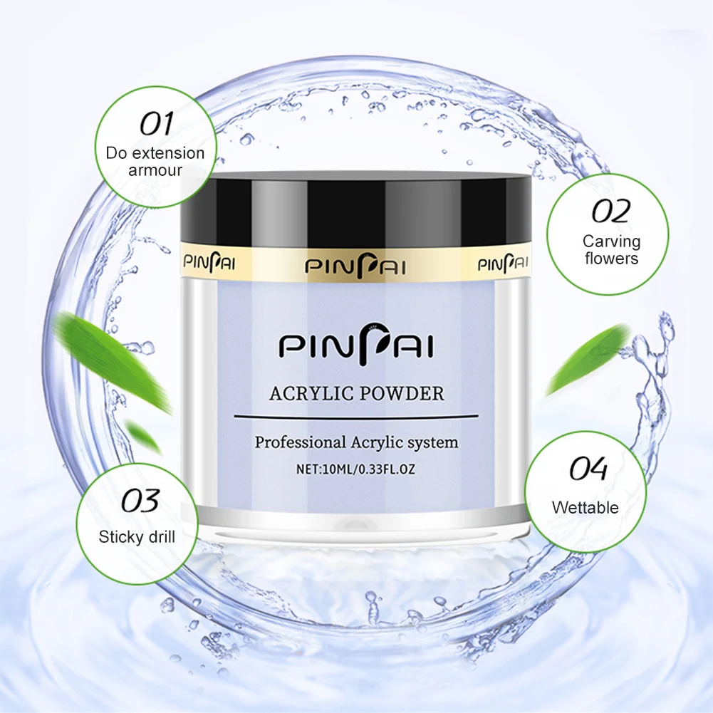 

Nail Art Crystal Powder Four-in-One French Infiltration Powder Can Extend Diamond Carved Nails Glitter 14 Colors
