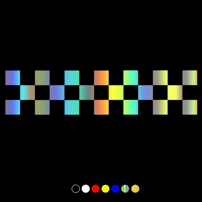 

CS31190# Die-Cut Vinyl Decal Chess Pattern Car Sticker Waterproof Auto Decors on Car Body Bumper Rear Window