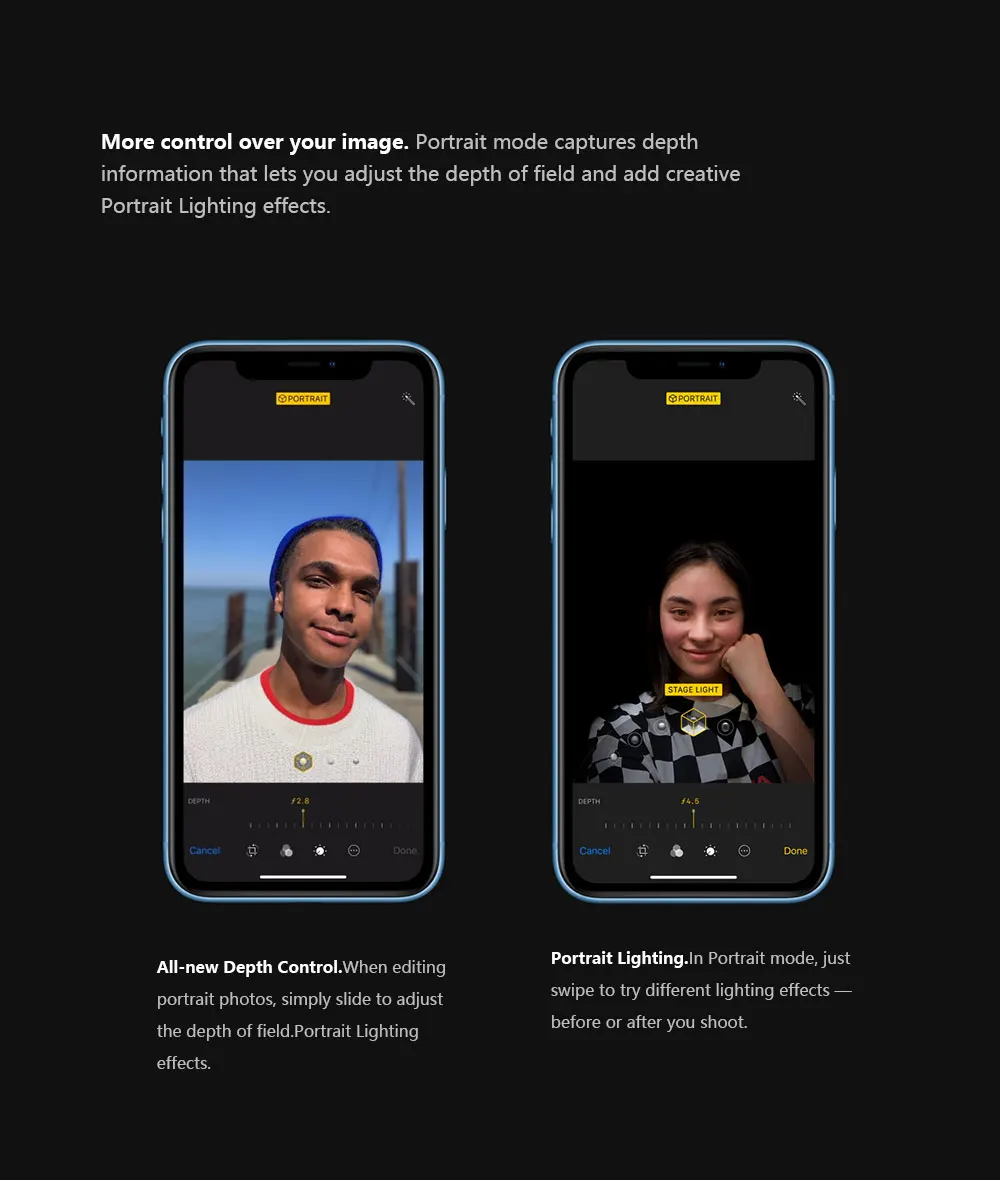 Разблокированный Apple iPhone XR | 6," жидкий retina полностью ЖК-дисплей 64 Гб/128 ГБ/256 ГБ rom 4G Lte Apple смартфон