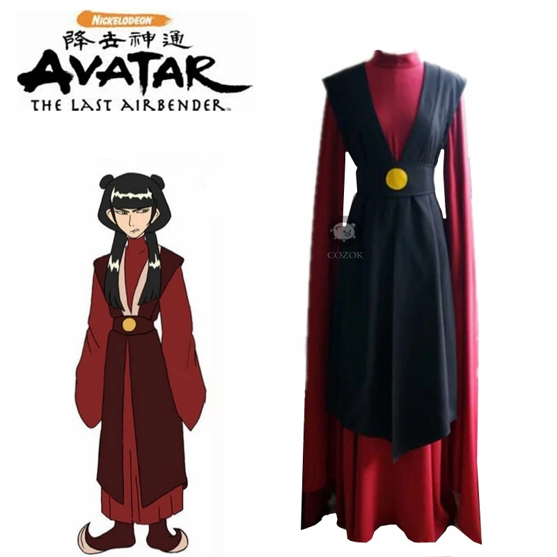 Anime Avatar The Last Airbender Mai Cosplay Costume Anime Custom Made Uniform Any Size