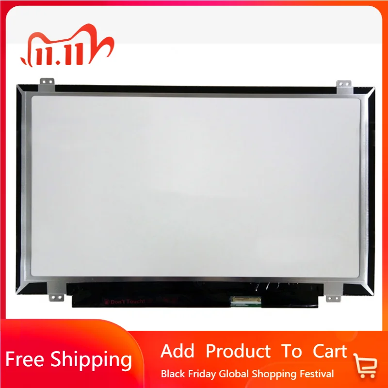 13.3 Inch HB133WX1-100 Fit HB133WX1 100 LED LCD Screen HD 1366*768 EDP 40 PINS Laptop Display Slim Panel