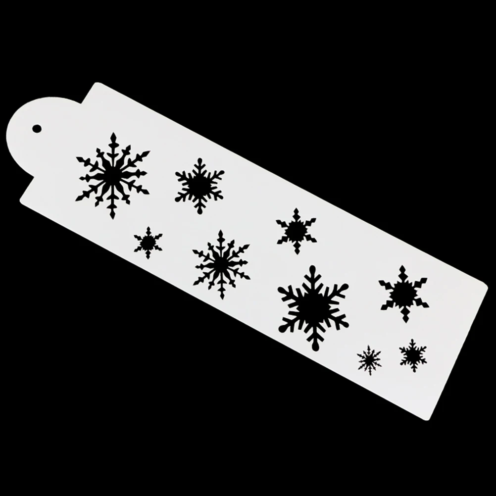 Форма для выпечки в виде снежинки трафарет торта форма