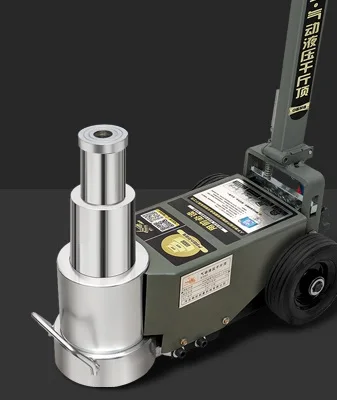 Пневматический напольный гидравлический домкрат с хромовым покрытием для