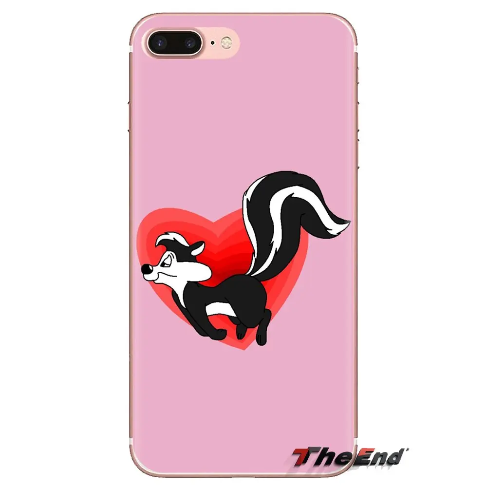 Для Xiaomi Redmi 4 3 3S Pro mi 4i 4C 5 5s Max Note 2 мягкие прозрачные чехлы pepe le pew |
