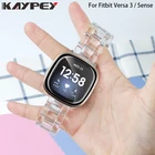 Легкий полимерный ремешок для Fitbit Versa 3, наручный браслет, прозрачный ремешок для Fitbit Versa Sense, наручный браслет
