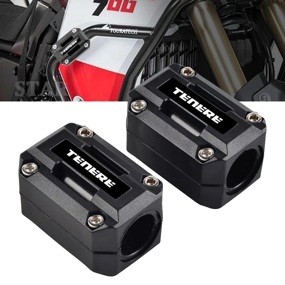 

Motorcycle Engine Guard Bumper Protection Decorative Block Crash Bar Accessories For YAMAHA TENERE 700 Tenere700 2019 2020