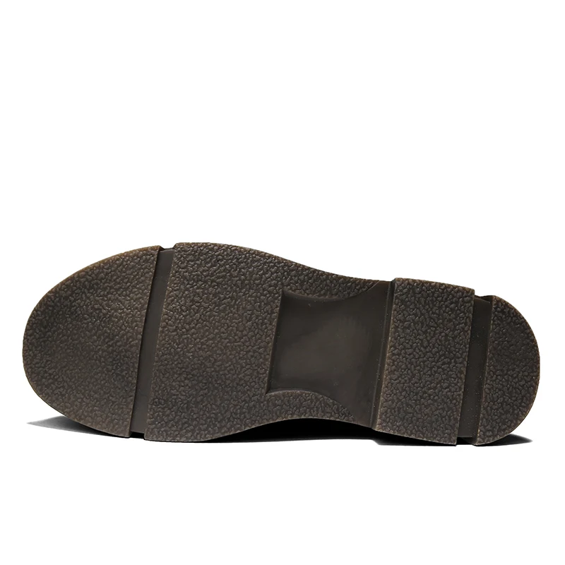 

New Trend Low Men Boots Black Military Combat Boots for Men Fashion Leather Boots Mens Hard-Wearing British Retro Boot Men