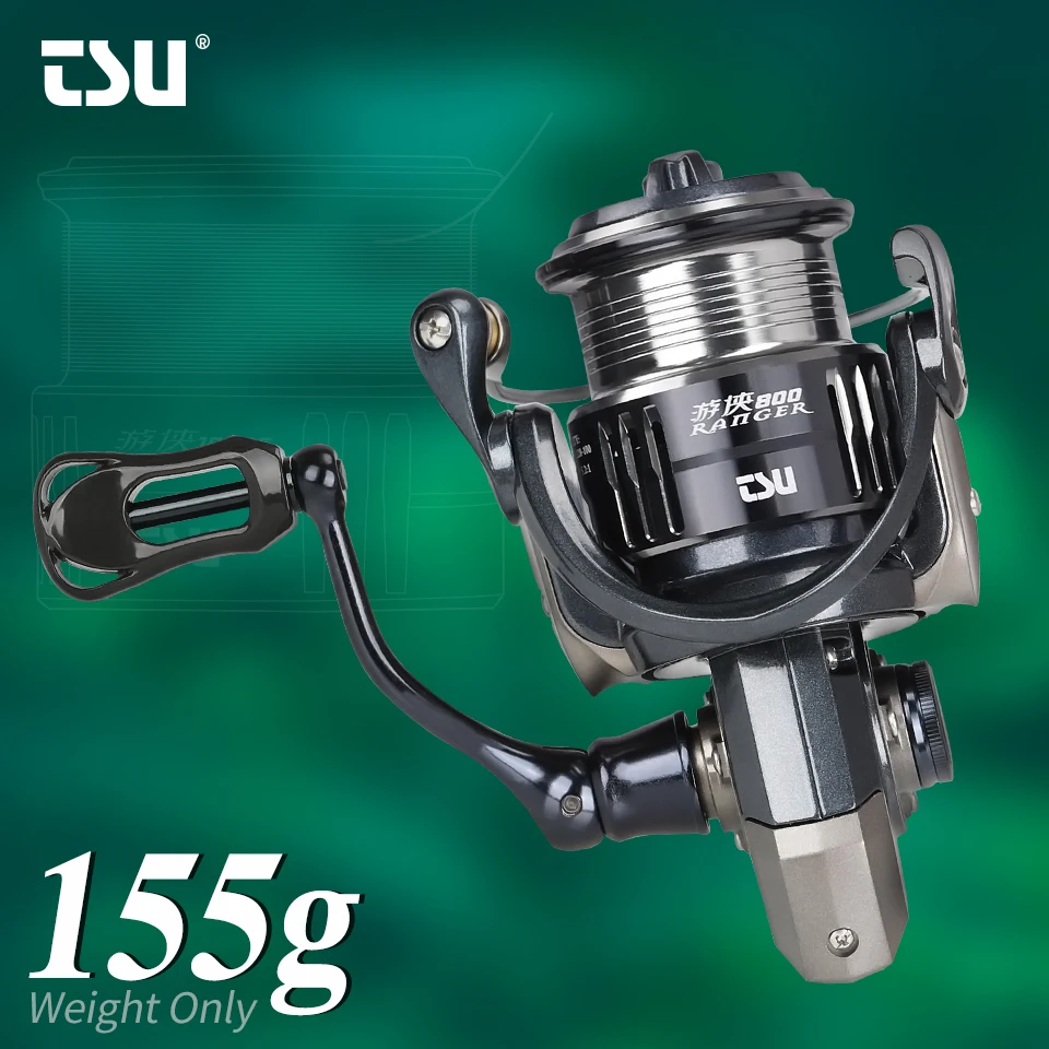 Рыболовная катушка TSURINOYA для спиннинга 155 800 S 4 кг ловли форели - Цена: 5636.55