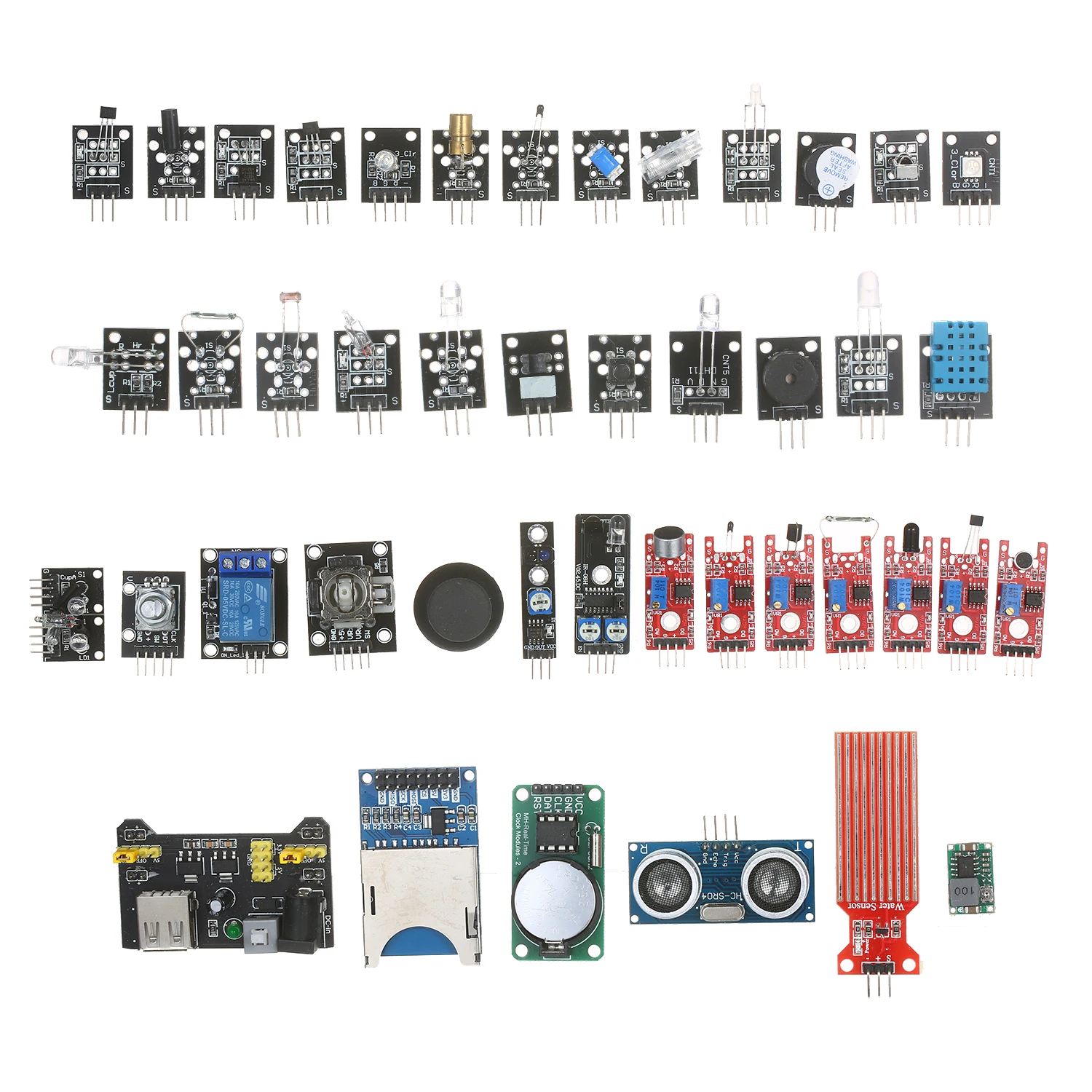 Комплект датчиков совместимый с Arduino Starter комплект модуля датчика 40 шт. |